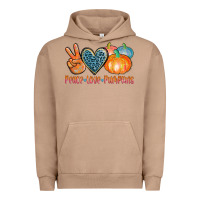 Pigment Burro peace love pumpkins Urban Hoodie - AdoDesignShop
