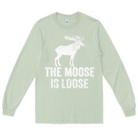 Matcha The Moose Is Loose Alaska Moose Long Sleeve Tee - longCreatives