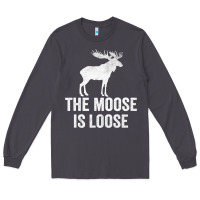 Smoke The Moose Is Loose Alaska Moose Long Sleeve Tee - longCreatives