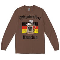 Chestnut Oktoberfest München German Flag Beer Stein Long Sleeve Tee - longCreatives