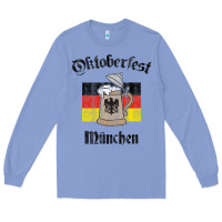 Colony Blue Oktoberfest München German Flag Beer Stein Long Sleeve Tee - longCreatives