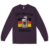 Plum Oktoberfest München German Flag Beer Stein Long Sleeve Tee - longCreatives