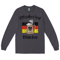 Smoke Oktoberfest München German Flag Beer Stein Long Sleeve Tee - longCreatives