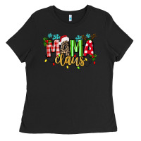 Black mama claus Ladies Tee - texasbilliewilder