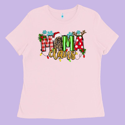 Mama Claus Ladies Tee Designed By Texasbilliewilder