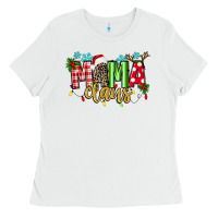 White mama claus Ladies Tee - texasbilliewilder