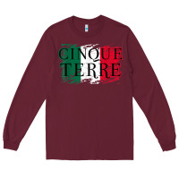 Burgundy cinque terre italy travel distressed t shirt Long Sleeve Tee - longCreatives