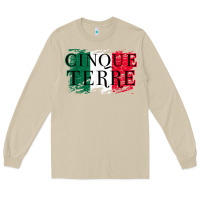 Mushroom cinque terre italy travel distressed t shirt Long Sleeve Tee - longCreatives