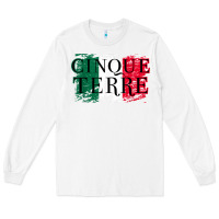 White cinque terre italy travel distressed t shirt Long Sleeve Tee - longCreatives