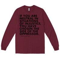 Burgundy human rights quote protest political Long Sleeve Tee - longCreatives