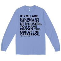 Colony Blue human rights quote protest political Long Sleeve Tee - longCreatives
