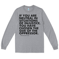 Heather Grey human rights quote protest political Long Sleeve Tee - longCreatives