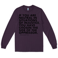 Plum human rights quote protest political Long Sleeve Tee - longCreatives