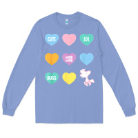 Colony Blue peanuts valentine candy heart Long Sleeve Tee - longCreatives