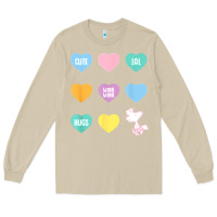 Mushroom peanuts valentine candy heart Long Sleeve Tee - longCreatives
