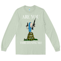 Matcha Are You Threatening Me Funny Cartoon Halloween Long Sleeve Tee - longCreatives