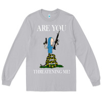 Moon Dust Are You Threatening Me Funny Cartoon Halloween Long Sleeve Tee - longCreatives