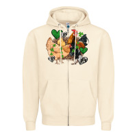 Sandshell st patricks day coop animals Zipper Hoodie - Artiststas