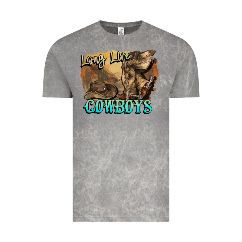 Long Live Cowboys Boots Hat Vintage Tee by HowdyJamesFarm | Teevron