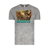Cloud Rock Long live Cowboys boots hat Vintage Tee - HowdyJamesFarm