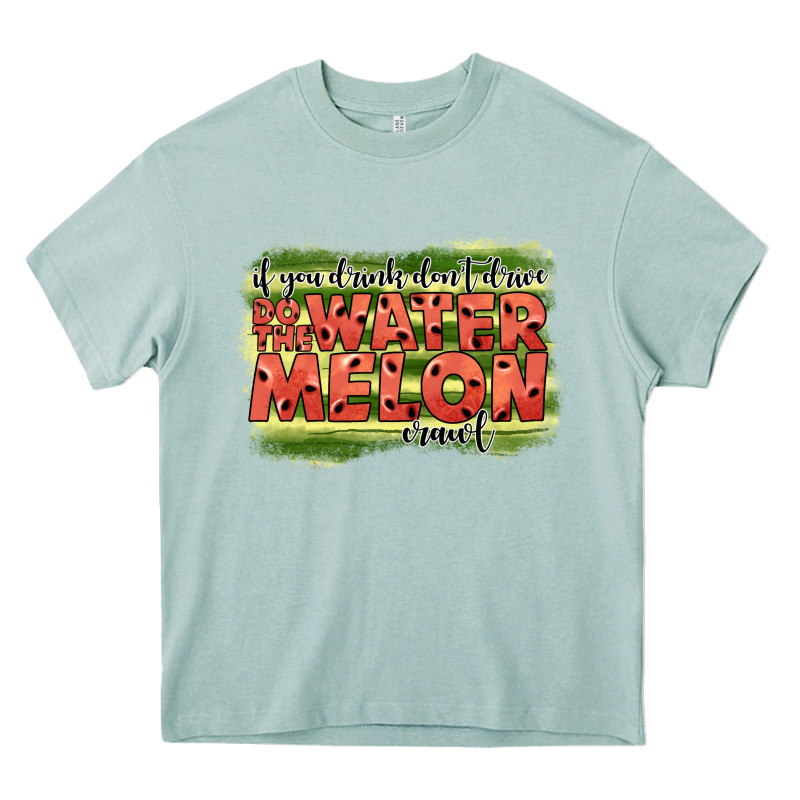 İf You Drink Don't Drive Do The Watermelon Crawl2 Heavy Core Tee by JahusDesignShop | Teevron