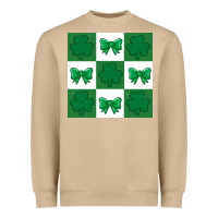 Mushroom st patricks day  2 ös 4.19.29 Heavyweight Sweatshirt - CowhideDigitalArt