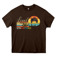 Chocolate Brown Level 29 Unlocked Heavy Core Tee - Bettercallsaul