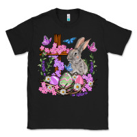 Black Easter eggs and Bunny with Cross Easter Day Classic Tee - HowdyJamesFarm