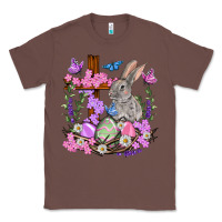 Chestnut Easter eggs and Bunny with Cross Easter Day Classic Tee - HowdyJamesFarm