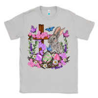 Moon Dust Easter eggs and Bunny with Cross Easter Day Classic Tee - HowdyJamesFarm