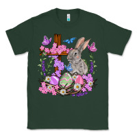 Sports Green Easter eggs and Bunny with Cross Easter Day Classic Tee - HowdyJamesFarm