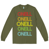Army Green Oneill Name Long Sleeve Tee - longCreatives