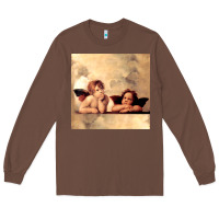 Chestnut angels gift raphael cupid cherubs art valentine angel Long Sleeve Tee - longCreatives