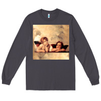 Smoke angels gift raphael cupid cherubs art valentine angel Long Sleeve Tee - longCreatives