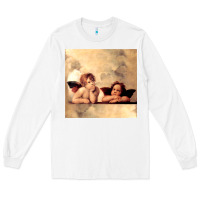 White angels gift raphael cupid cherubs art valentine angel Long Sleeve Tee - longCreatives