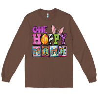 Chestnut Easter Day One hoppy mama Long Sleeve Tee - OliviaCreatesArt