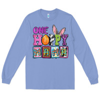 Colony Blue Easter Day One hoppy mama Long Sleeve Tee - OliviaCreatesArt