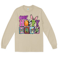 Mushroom Easter Day One hoppy mama Long Sleeve Tee - OliviaCreatesArt