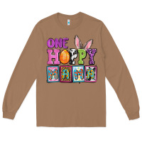 Toasted Coconut Easter Day One hoppy mama Long Sleeve Tee - OliviaCreatesArt