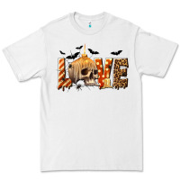 White Halloween Love Premium Tee - texasbilliewilder