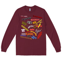 Burgundy Just A Little Funk Long Sleeve Tee - longCreatives