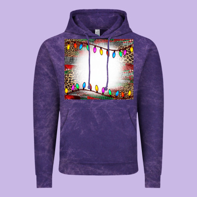 Christmas Bleach Effect Tumler Vintage Hoodie Designed By Cowcowdesign