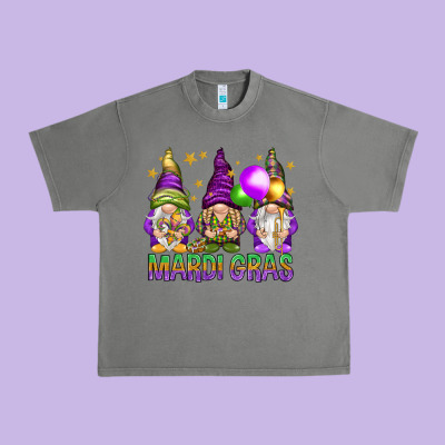 Mardi Gras With Gnomies Urban Heavy Tee Designed By Howdyjamesfarm