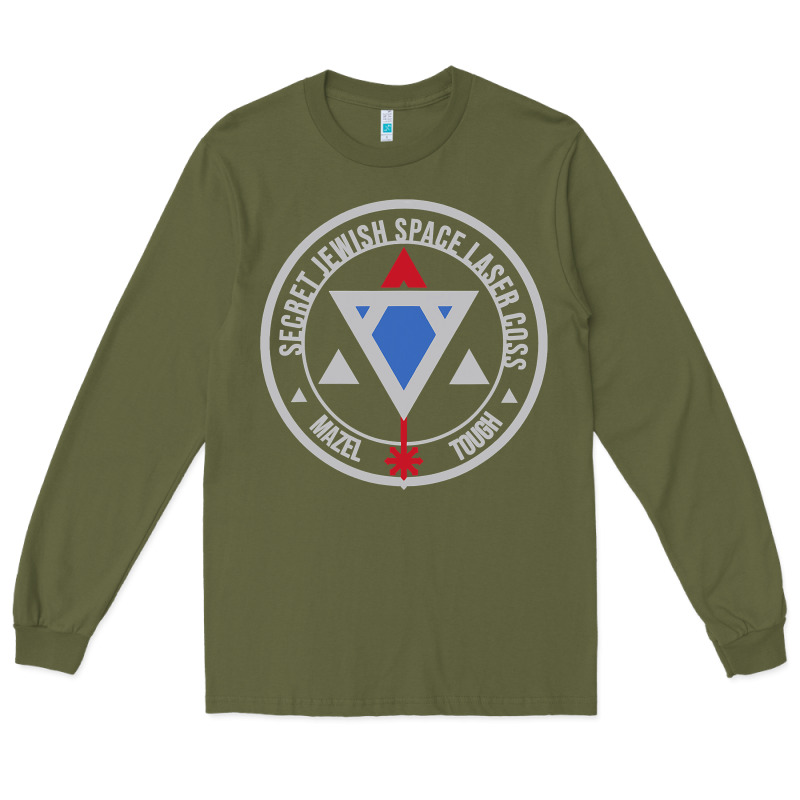 Secret Jewish Space Laser Corps Mazel Tov Funny Prank Long Sleeve Tee by longCreatives | Teevron