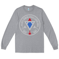 Heather Grey Secret Jewish Space Laser Corps Mazel Tov Funny Prank Long Sleeve Tee - longCreatives