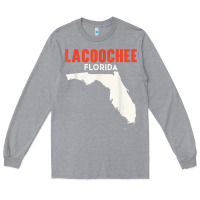 Heather Grey lacoochee florida usa state america travel floridian t shirt Long Sleeve Tee - longCreatives