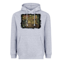 Heather Grey camouflage leopard background Heavyweight Hoodie - BarkalooDesign