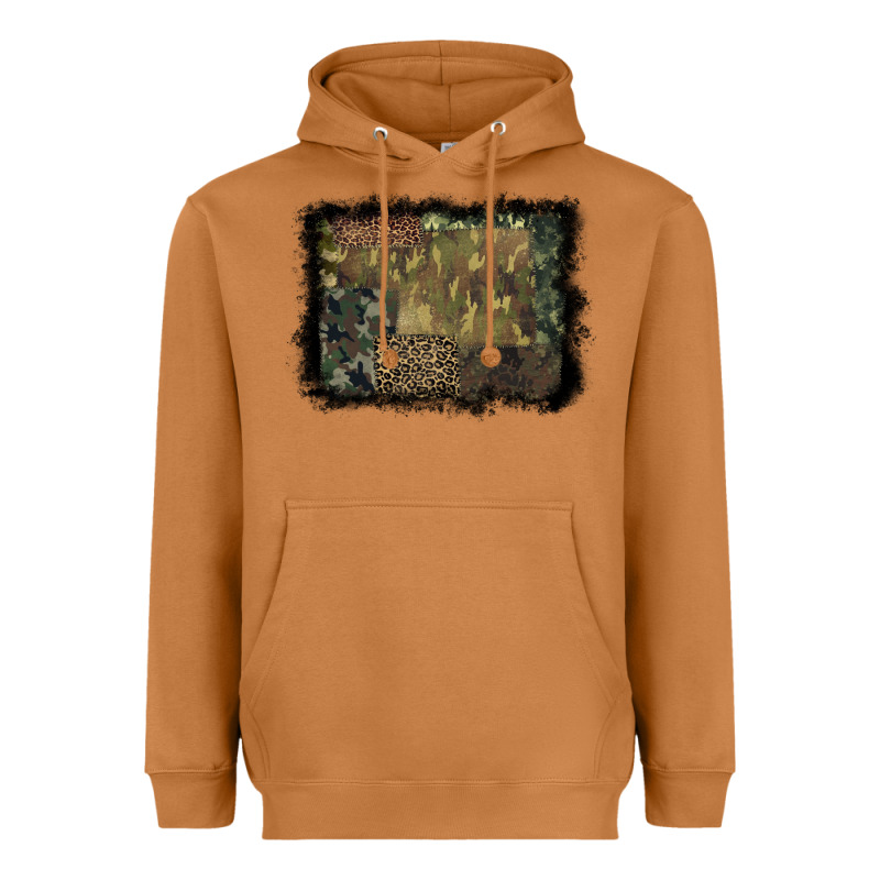 Camouflage Leopard Background Heavyweight Hoodie by BarkalooDesign | Teevron