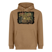 Toasted Coconut camouflage leopard background Heavyweight Hoodie - BarkalooDesign