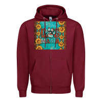 Burgundy dog mama Zipper Hoodie - Artiststas